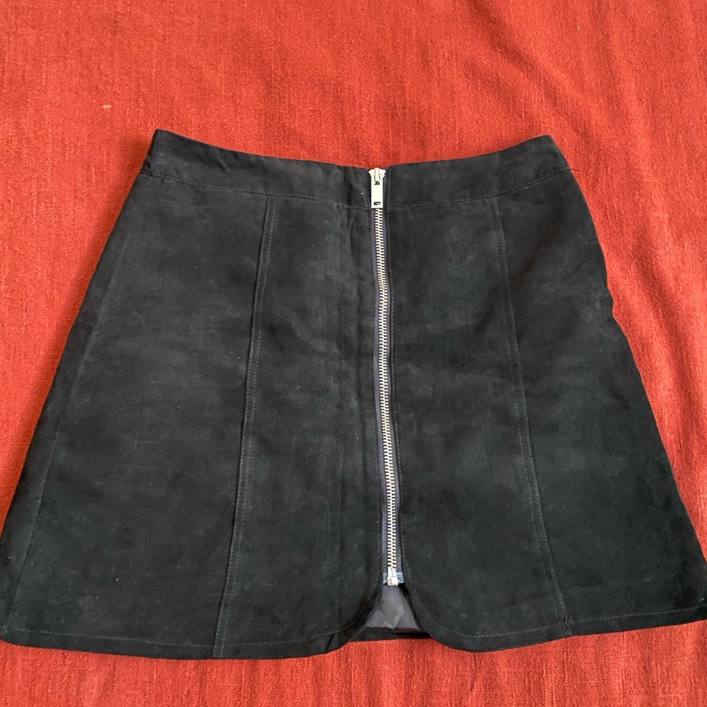 Black Suede skirt from H&M